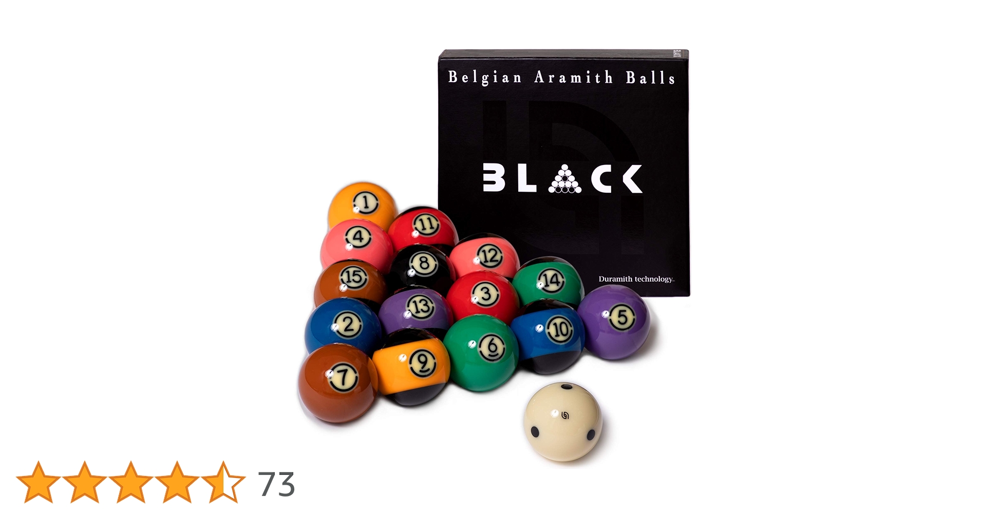 [新品同様]アラミス ブラックAramith Black ボールセット 箱入り ボール アラミストーナメント ブラック デュラミス : ビリヤード